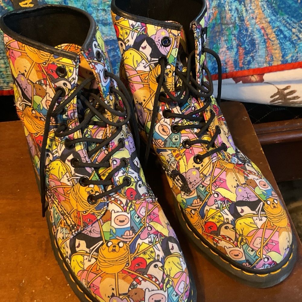 Dr. Martens rare Adventure Time Boots. In like new condition women 11 men 10.